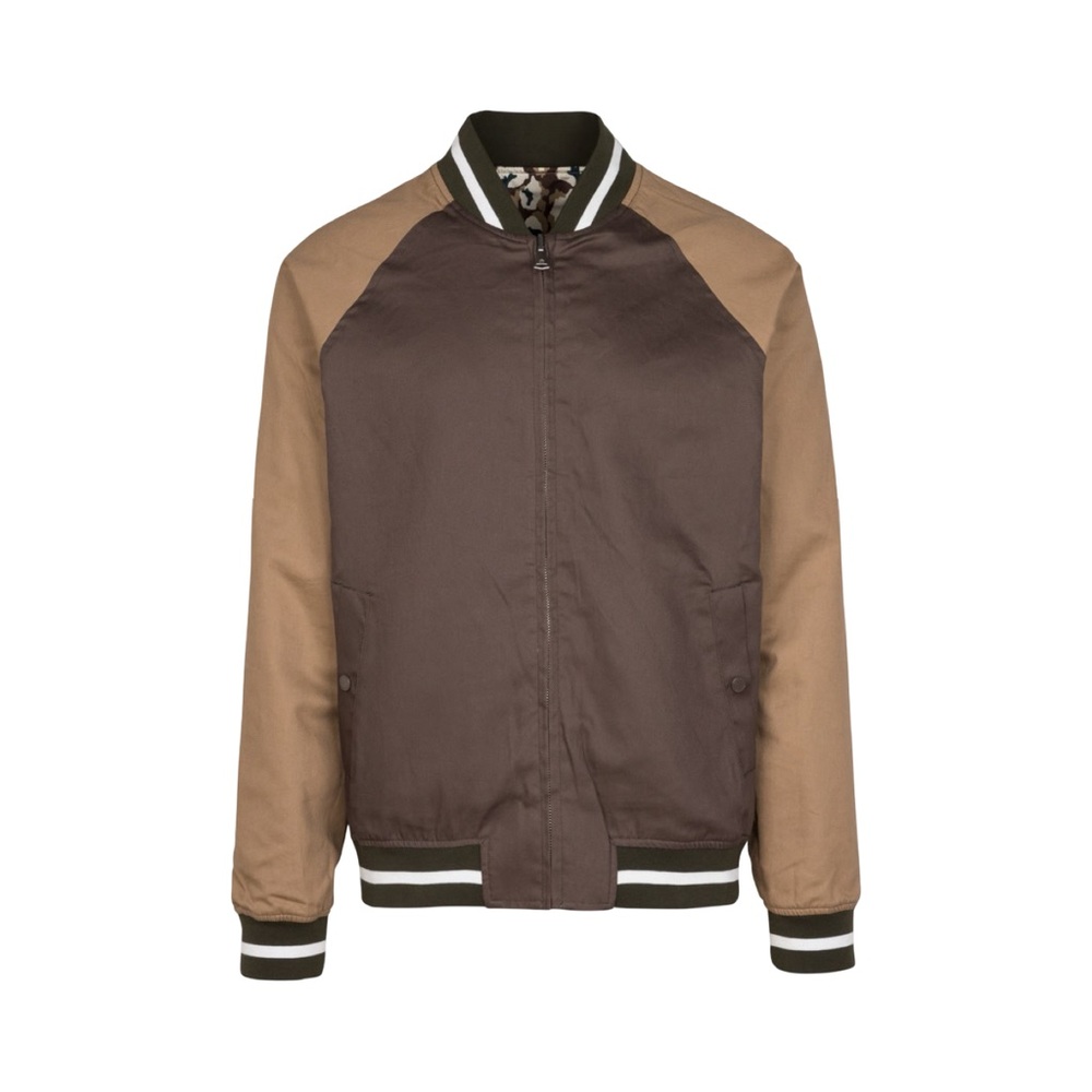 Scotch & Soda Brown and Tan Bomber Jacket - Picture 12 of 14